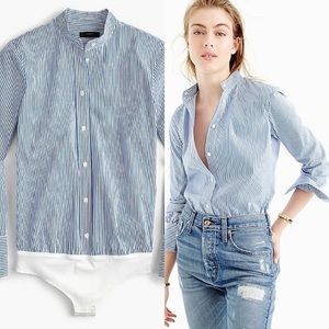 Jcrew buttonup body suit